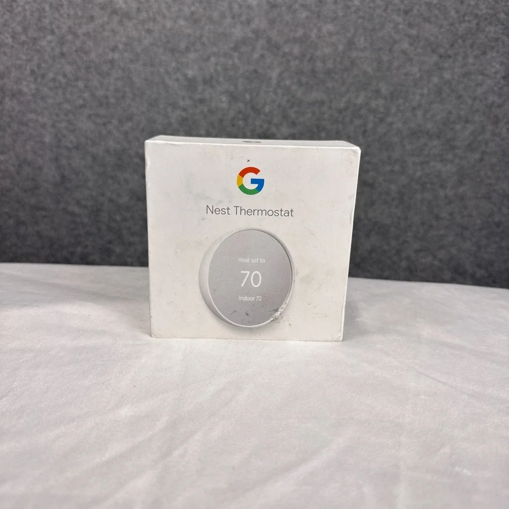 Google Nest Thermostat Smart Wi-Fi Programmable G4CVZ Snow White Energy Saving
